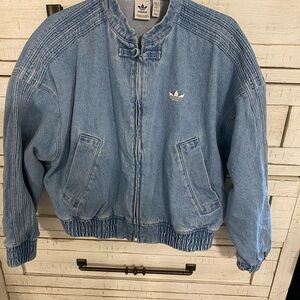 Adidas overseas bomber jacket denim